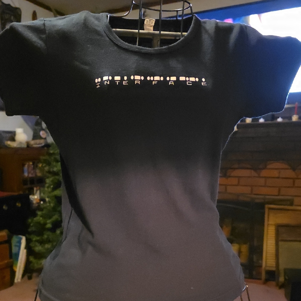 American Apparel Black Short Sleeve Tee